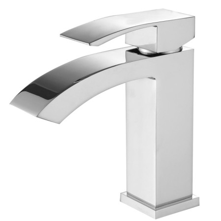 ABBER WASSERFALL AF8610 shell mixer, single -leaf, pour 160 mm, chrome