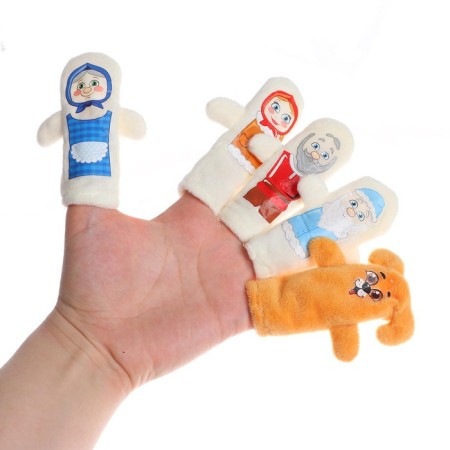 New Year's finger theater "Morozko", set: 5 characters, script, for the New Year-2