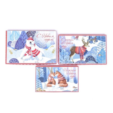 Set of boxes 3 in 1 "Forest animals", 29 x 19 x 8 - 24 x 14 x 5 cm-2