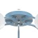 Causte "Online" (Tsil.) 5x15W E27 Model: BR 00279 Blue 52x52x15cm