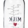 Milk glass bottle for feeding, classic throat, 250 ml., From 3 months.