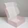 Gift folding box, packaging, "pink", 27 x 21 x 9 cm
