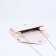 Bag-clate on magnet, beige color