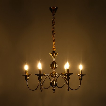 Milano chandelier 6he14 40W bronze 68x68x79 cm-2