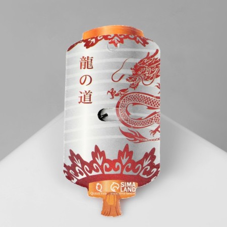 Monosarg Metal "Japan" with a carved dragon, dark gray color-3