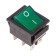 Klavikh switch 250V 15A (6C) ON-O Green with backlight (RWB-506, SC-767) Rexant