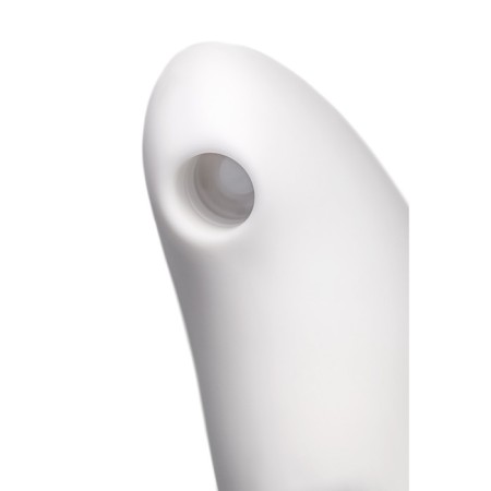 Vacuum-wave contactless stimulator of the Satiffyer Vulva Lover 2 clitoris, silicone, white color-3