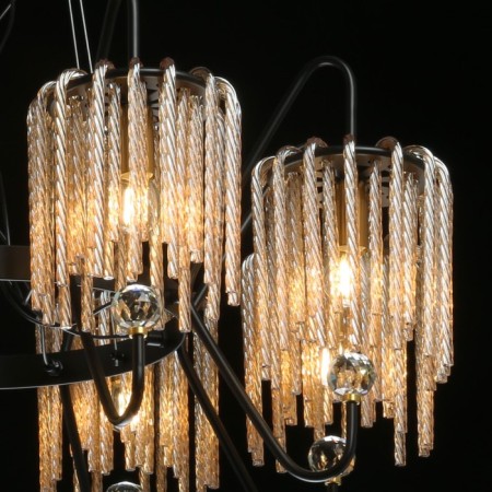 Lavinia chandelier, size 84x120x84 cm, 480W 8xe14-8