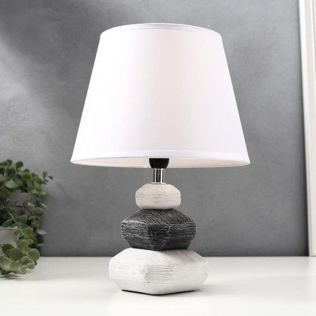 HELP lamp 16447/1WT E14 40W white-black 22x22x32 cm Risalux