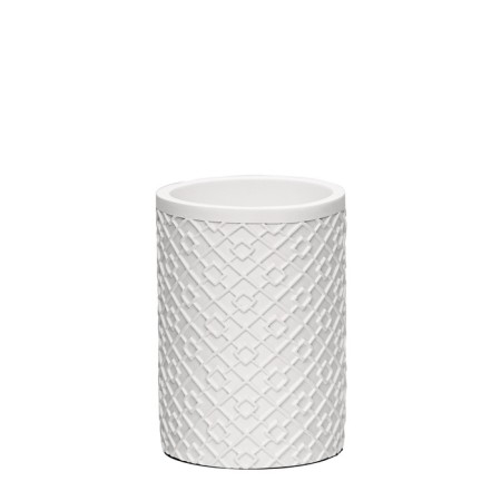 Squad glass, white color