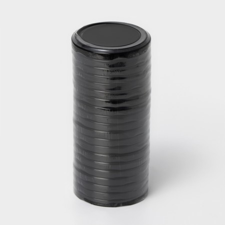 A set of conservation covers “Night”, TO-82 mm, metal, 20 pcs, black color black-3