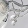 Monica chandelier, size 64x17.5x64 cm, 200W 5XE14