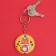 Keychain for keys with a flashlight "Light inside you", 5 x 5 cm