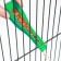 Spoon for bird feed 12.5 x 1.5 x 3.5 cm, green