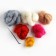 New Year's set for creativity. A toy made of wool "New Year! Gnome with a gift "
