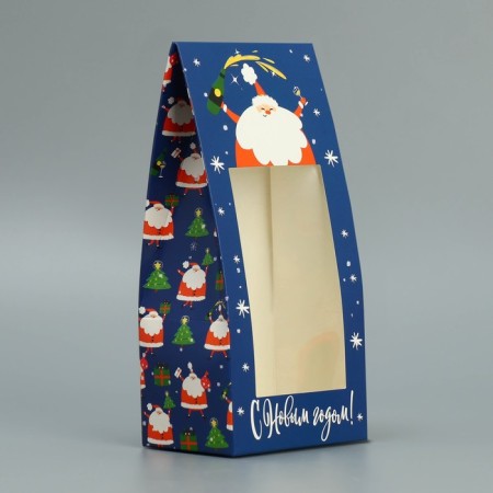 Folding box "Santa Claus", 9 x 19 x 6 cm, new year-2