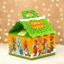 New Year. New Year's gift box with tasks based on the famous fairy tales 