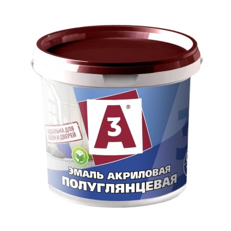 Acrylic enamel a3 universal half -gloss 0.8 kg
