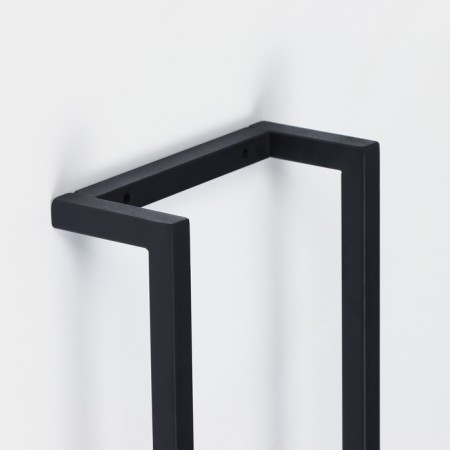 Towel holder, 10 × 23 × 40 cm, black color-2