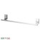 Bench for towel 40 cm, chrome - rhinestones, lineag