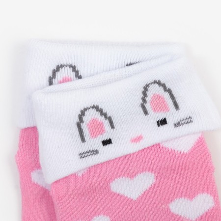 Children's socks with a gate crumb I am a “bunny”, size 12-14 cm-2