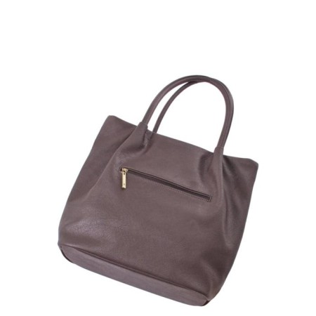 Bag bag claim. Kozh, lightning department, brown color 30x13x32cm-1