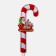 Topper decorative cane "Grandfather Frost on the sled" 16.7x67.5 cm