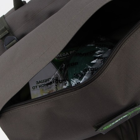 Tourist backpack, 70 l, lightning department, 3 outer pockets, huntsman, khaki color-12