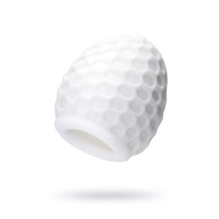 Masturbator A-Toys Pufl, Tre, White Color, 6 cm, D 2.7 cm