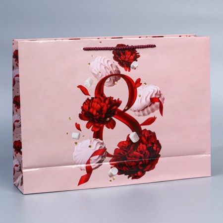 Package Gift Laminated Horizontal, packaging, "Bright Spring", L 28 x 38 x 9 cm-1