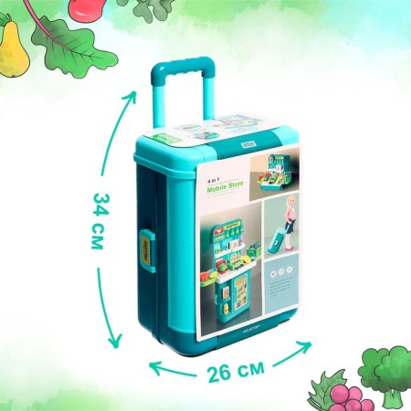 Game set "Shop" in a suitcase, with accessories-5