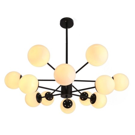 Barensa chandelier 12x40W E27 Black 86x86x75 cm Bayerlux-1