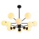 Barensa chandelier 12x40W E27 Black 86x86x75 cm Bayerlux