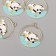 Decor for creativity metal, enamel "Pandochka in the sea" 2.8x2.5 cm