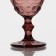 Magistro La-Channel's wine glasses, 250 ml, 9 × 17 cm, 6 pcs., Glass, pink