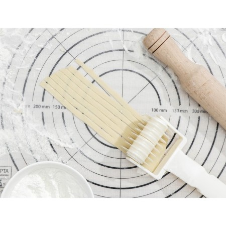 Ruler for cutting the dough "Poster", 20 × 7 × 4.5 cm, white color-1