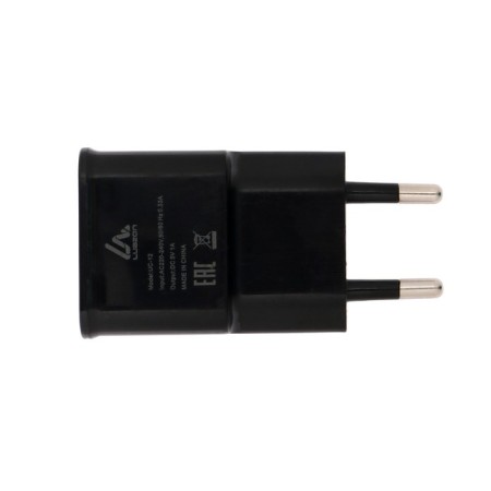Network charger Luazon LN-100AC, 1 USB, 1 A, black-2