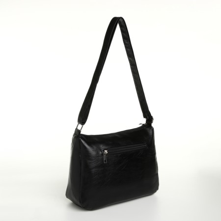 Women's bag with lightning, black color-1