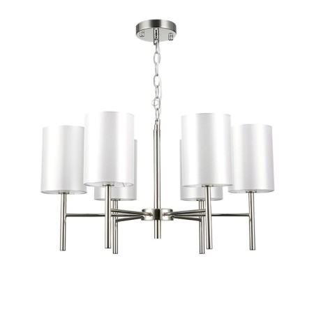 Suspended EVOLUCE lamp. Sle107303-06. Noia. 6x40 W, E14, 66x66x34 cm, Nickel color-5