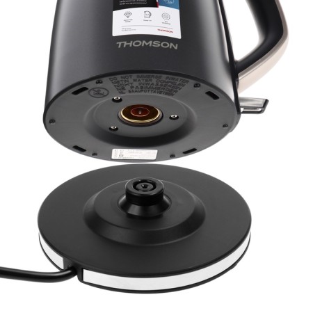 Electric kettle Thomson K30e-4002, metal, 1.7 l, 2000 watts, dark gray-8