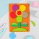 Puzzle "My Flower", dyed tree