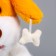 Мягкая игрушка «Собака» с косточкой, 21 см