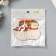 Decor for the creativity of the felt shine "Snowman" 6x5 cm