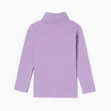 Turtleneck for girls, lilac color, height 98 cm-3