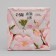 Gift folding box, packaging, “happiness in each moment”, 15 x 15 x 7 cm
