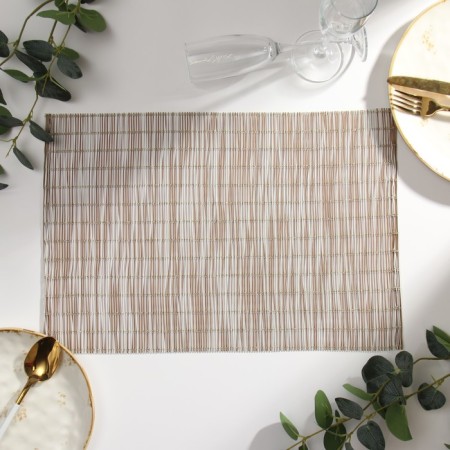 Napkin on the table of the share, color gold, 45*30cm