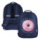 Youth backpack, 42 ​​x 31 x 14 cm, ergonomic back, Bruno VisConti 12-008, + pencil case, Donut