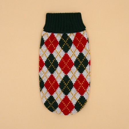 Sweater "Chess", M (DS 26, Osh 26, OG 28-46 cm)-8