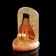 The icon "Holy Luke", with a candlestick, selenite