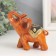 Polystone souvenir "Elephant under a tree with patterns on a blanket" 10x5x12 cm